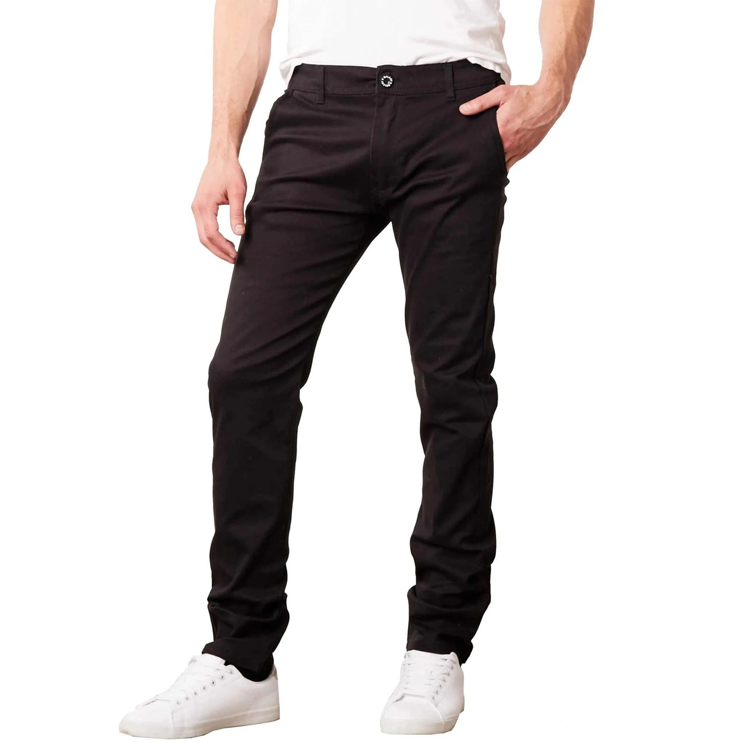 Men's Flat Front Stretch Chino PantsThe Plug