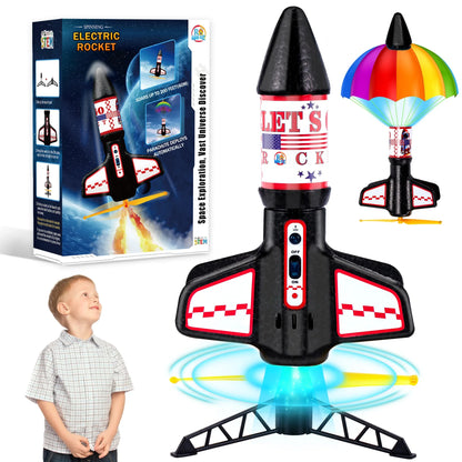 Rocket Launcher for Kids 8-12 Electric Powered Toy Launcher Motorized The Plug