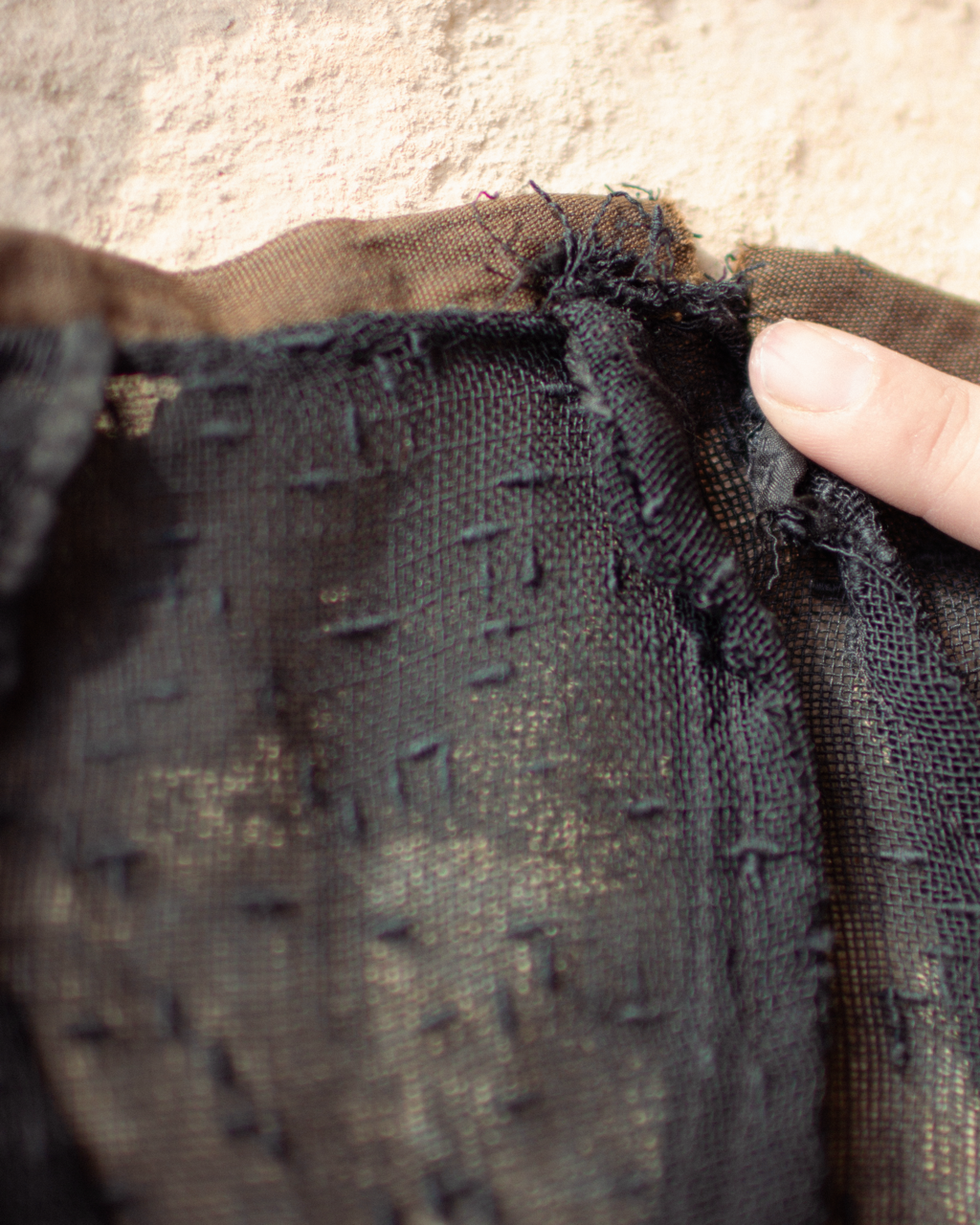 Early 1900s Black Lace Dress Set