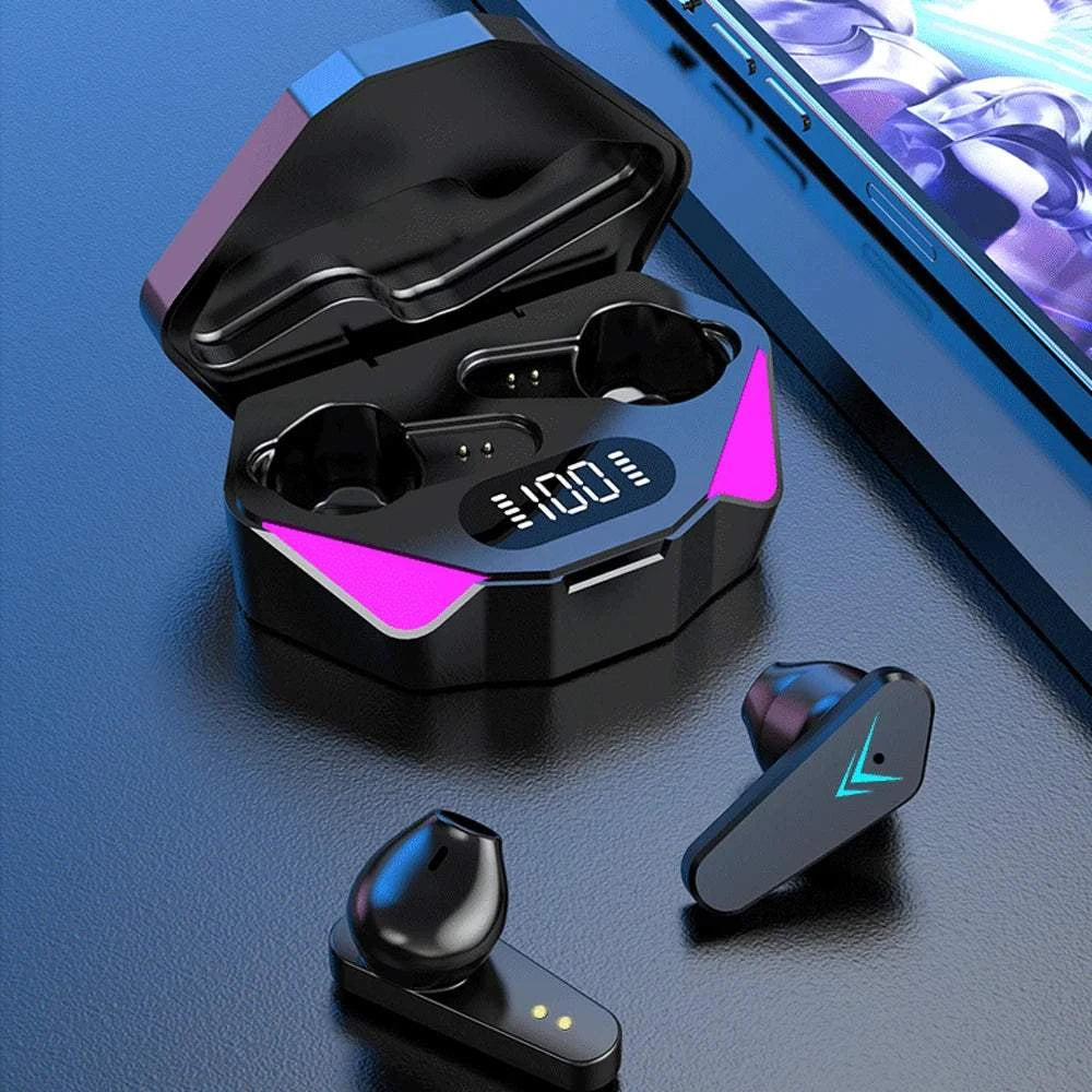 2026 Gamer X15 TWS Earbuds Wireless Headphone 5.0 Earphone Gaming HeadThe Plug