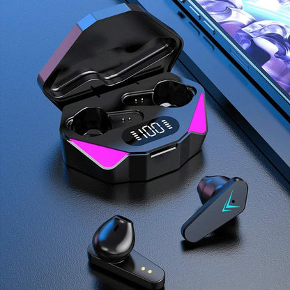 2026 Gamer X15 TWS Earbuds Wireless Headphone 5.0 Earphone Gaming HeadThe Plug