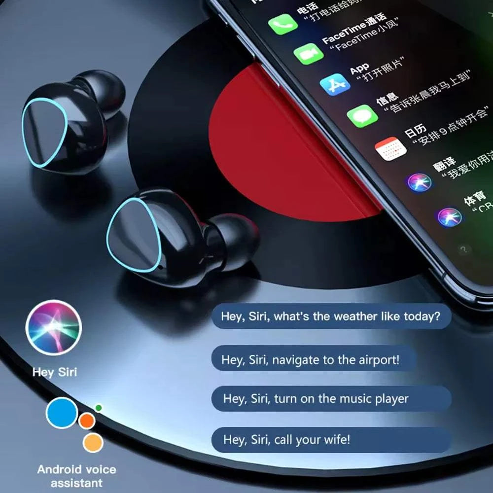 M10 TWS Wireless Headphones Bt Earphone with Charging Box LED Sports SThe Plug