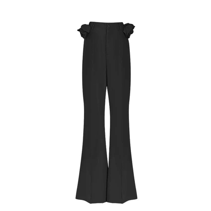 New Arrival Ladies Jumpsuit Spring Summer Three-dimensional Flower CroThe Plug