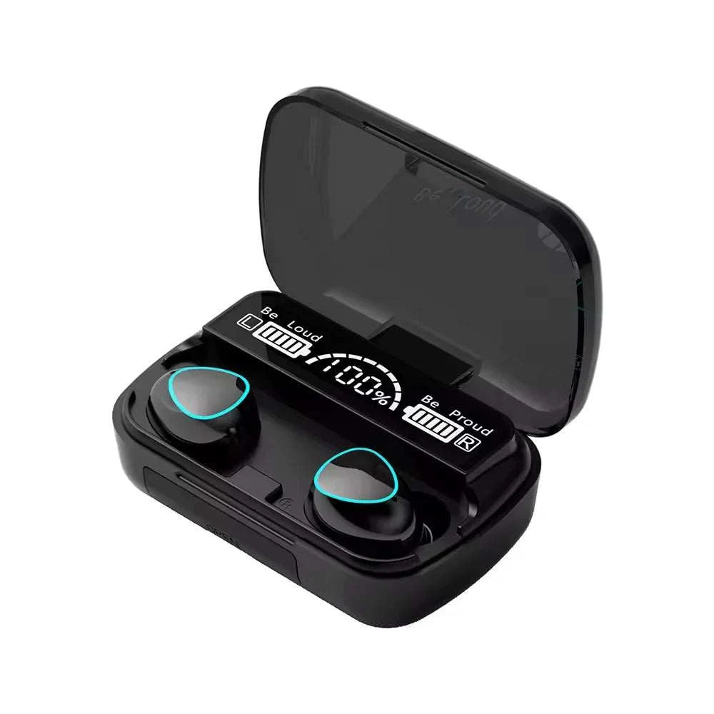 M10 TWS wireless earphones with charging case and LED indicator for Xiaomi