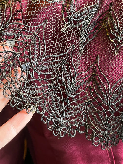 RESERVED | Early 1900s Edwardian Silk Tea Gown