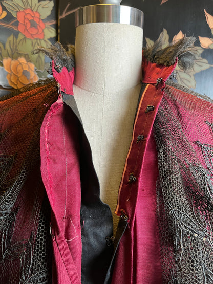 RESERVED | Early 1900s Edwardian Silk Tea Gown