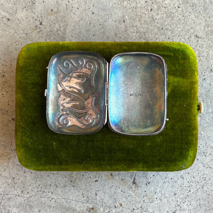 c. 1910s Sterling Silver Stamp Case