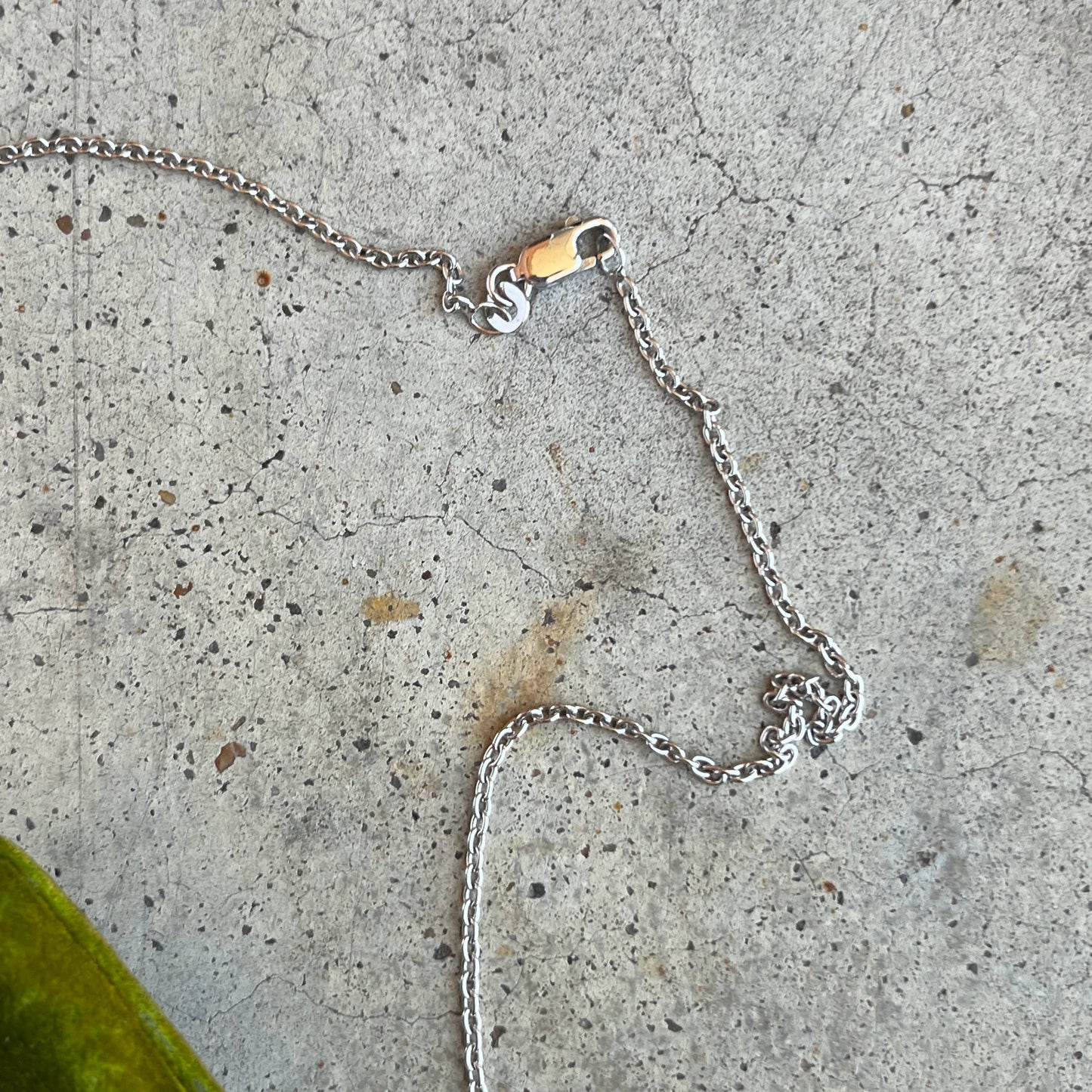 c. 1900s Silver Crescent Moon Conversion Necklace