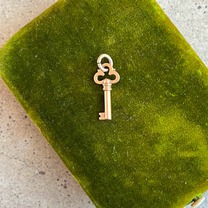 Late 19th c. Key Charm Pendant