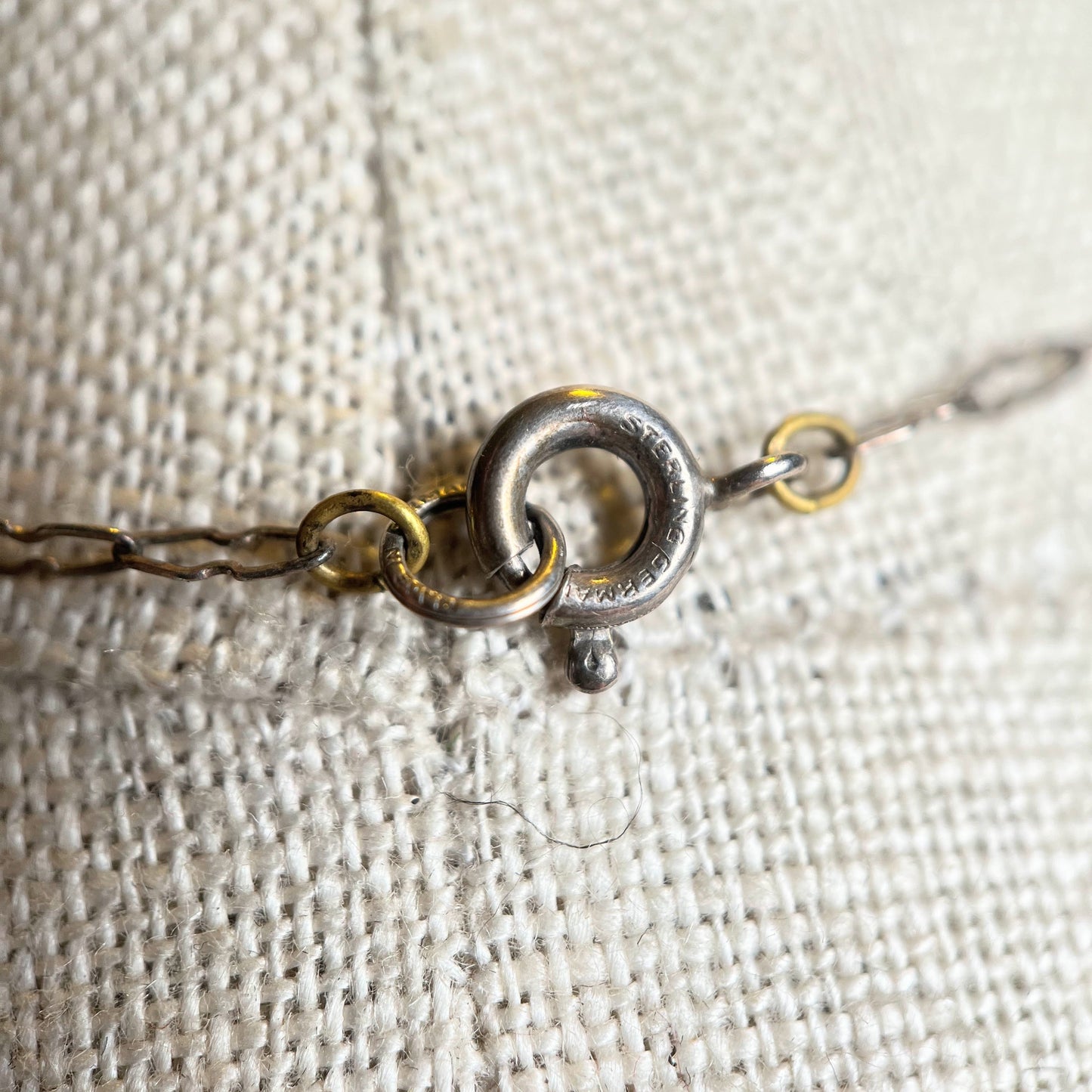 Art Deco Sterling Silver Filigree Necklace