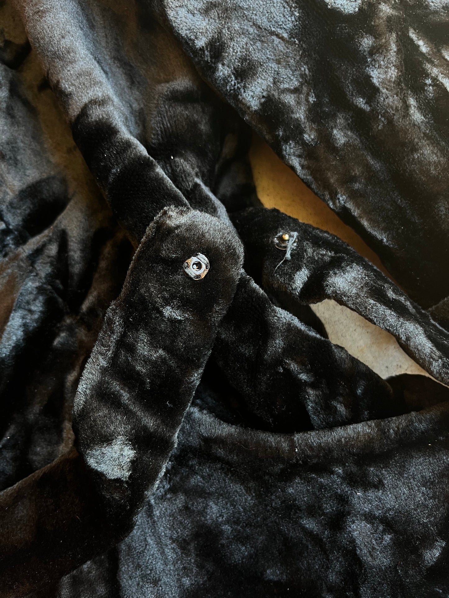 c. Late 1910s-Early 1920s Faux Fur Plush Coat