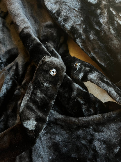 c. Late 1910s-Early 1920s Faux Fur Plush Coat