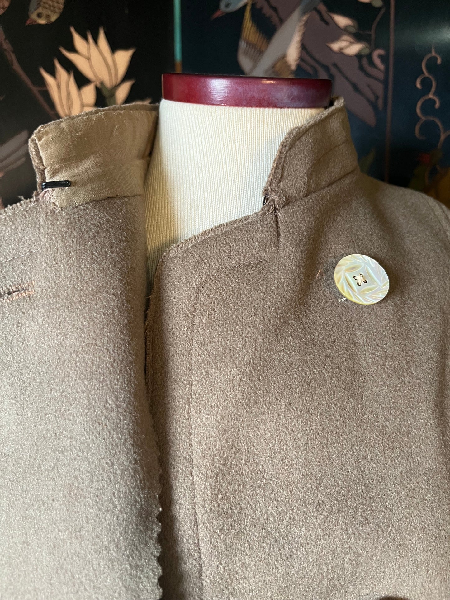 c. 1900s Wool Coat | Petite Size