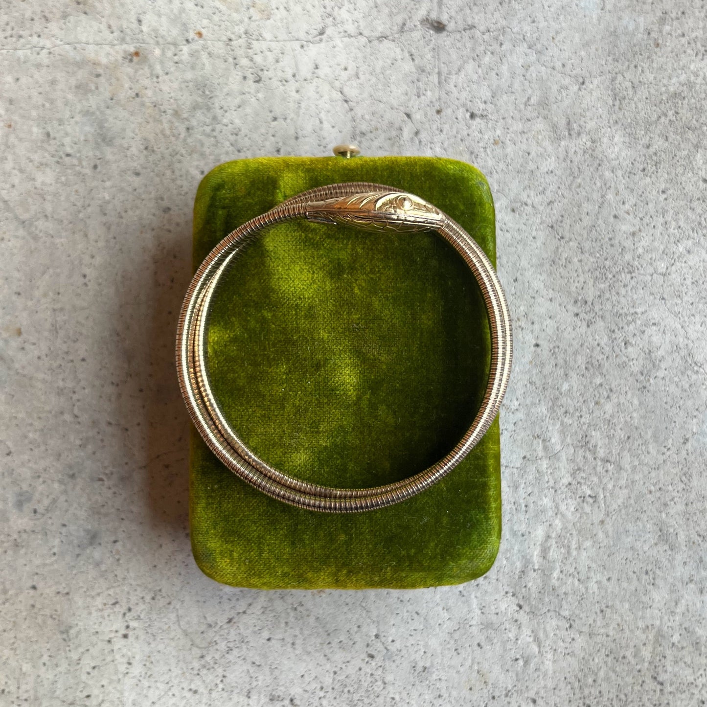 c. 1940s Forstner 12k Gold Filled Snake Bracelet