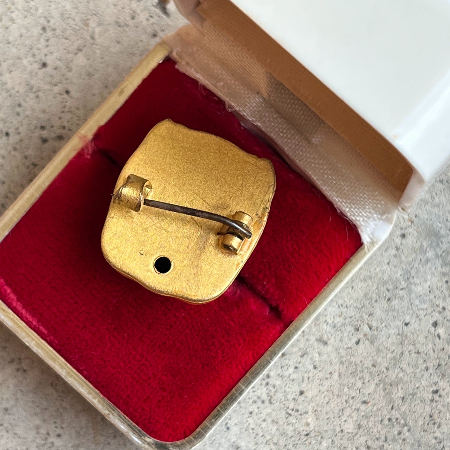 Early 20th c. Gold Filled Bulldog Brooch