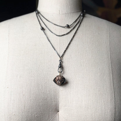 Antique "Vampire" Dog Pendant | Victorian Edwardian Jewelry