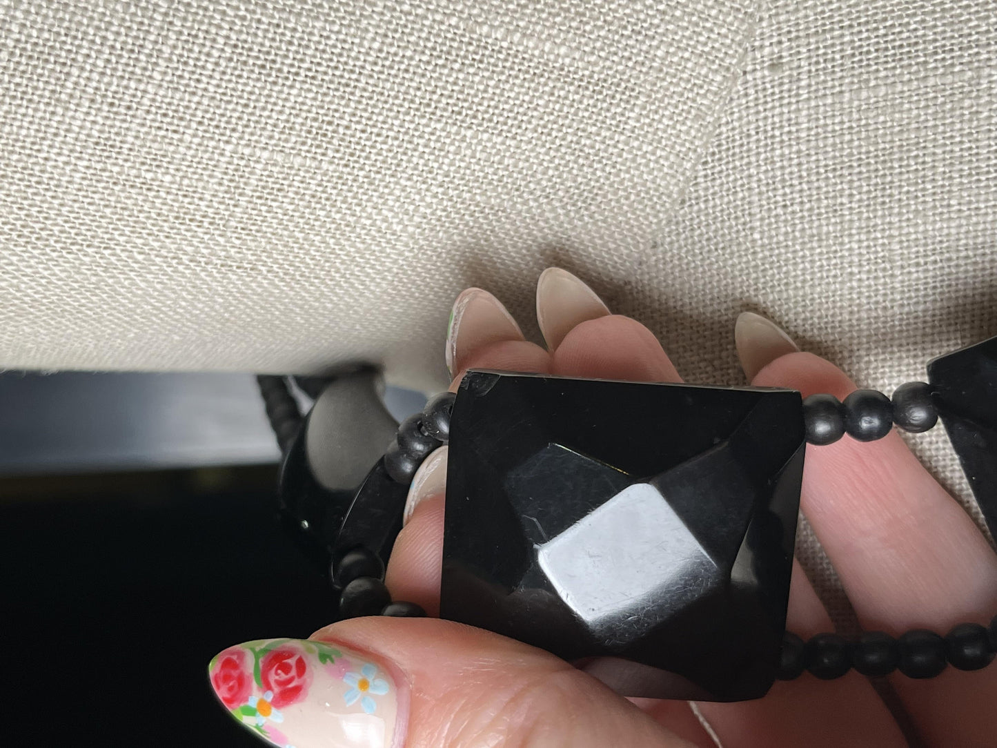 Antique Whitby Jet Necklace | Victorian Jewelry