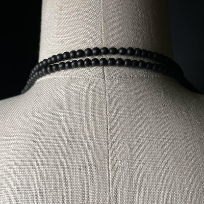 Antique Whitby Jet Necklace | Victorian Jewelry
