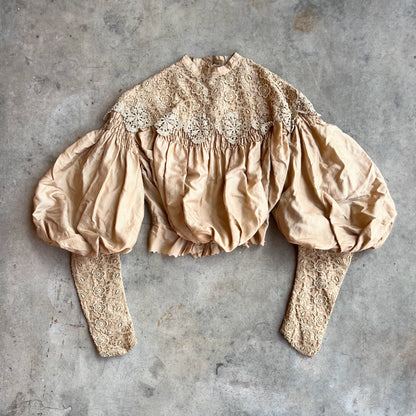 c. 1904 Peach Silk Blouse | Study + Display