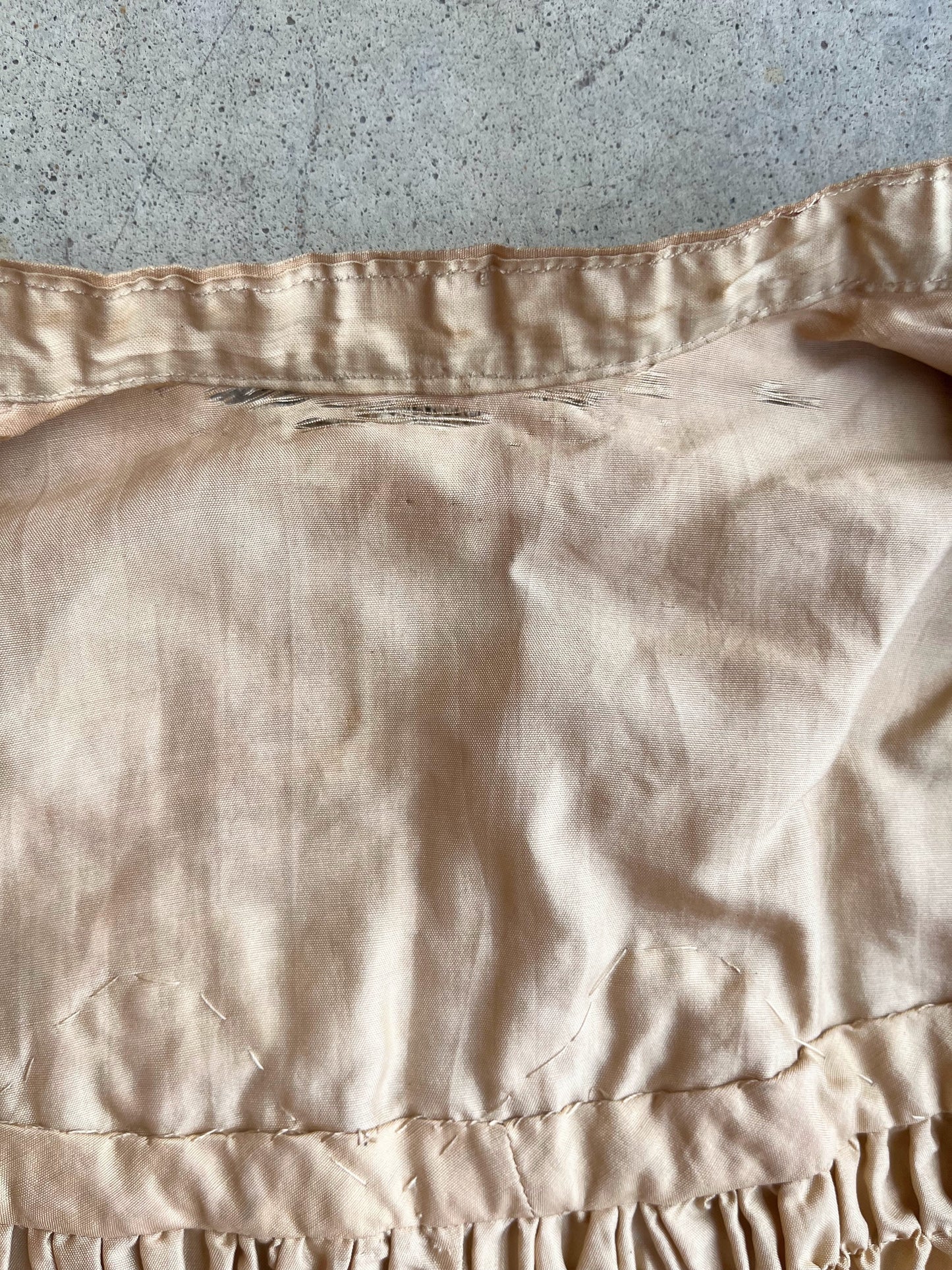 c. 1904 Peach Silk Blouse | Study + Display