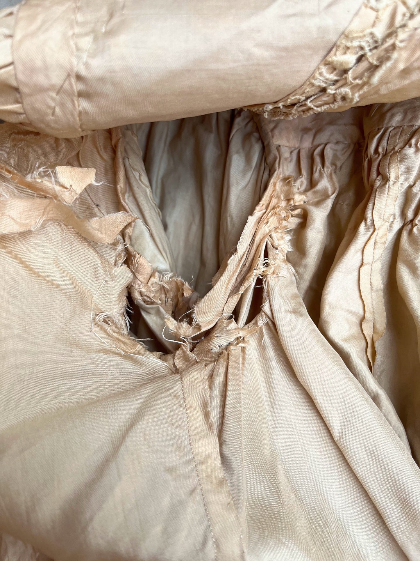 c. 1904 Peach Silk Blouse | Study + Display