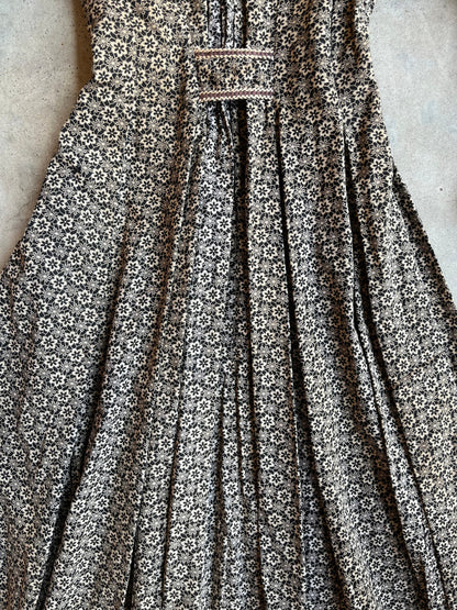 c. 1900 Cotton Wrapper Dress