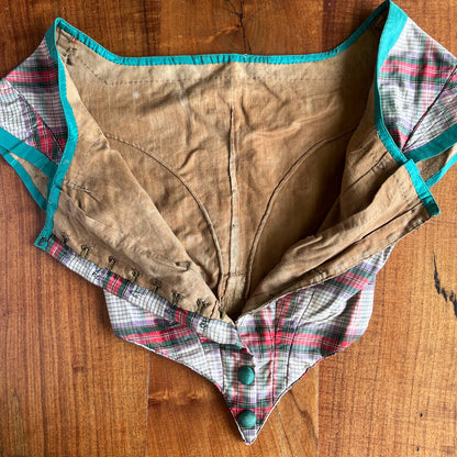 c. 1860s Silk Bodice