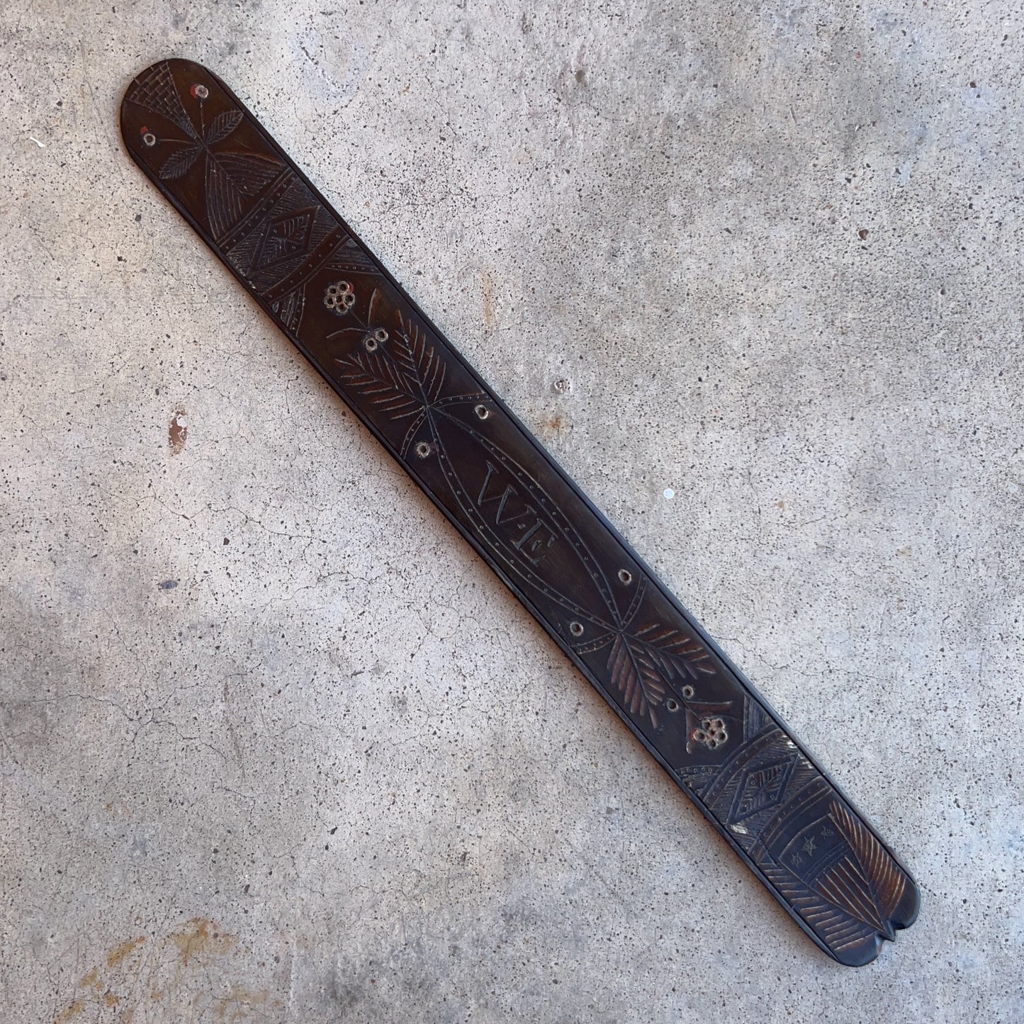 Early-Mid 19th c. Hand Carved Corset Busk | 2
