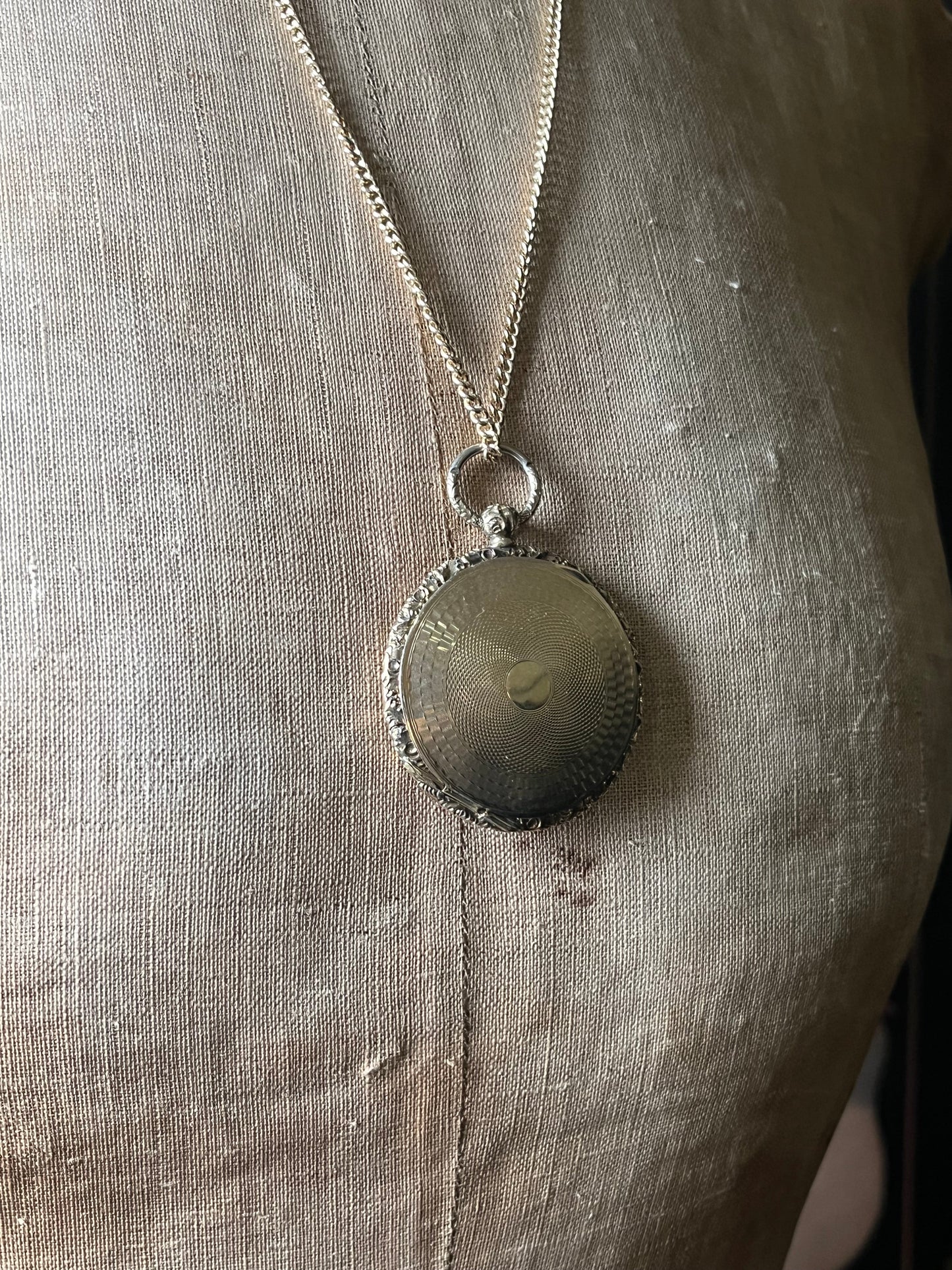c. 1840s 9k Gold Locket with Daguerreotype