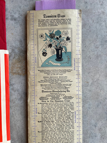 c. 1930s Crepe Paper