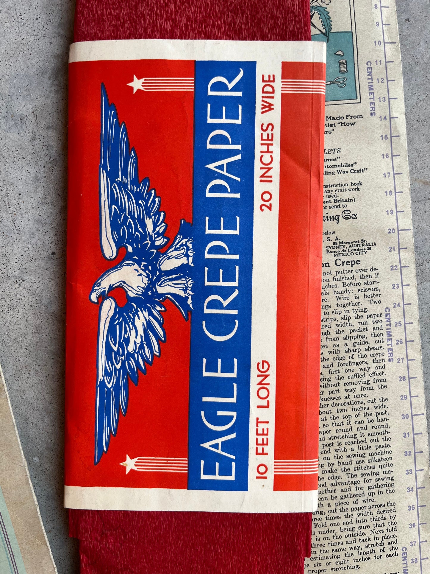 c. 1930s Crepe Paper