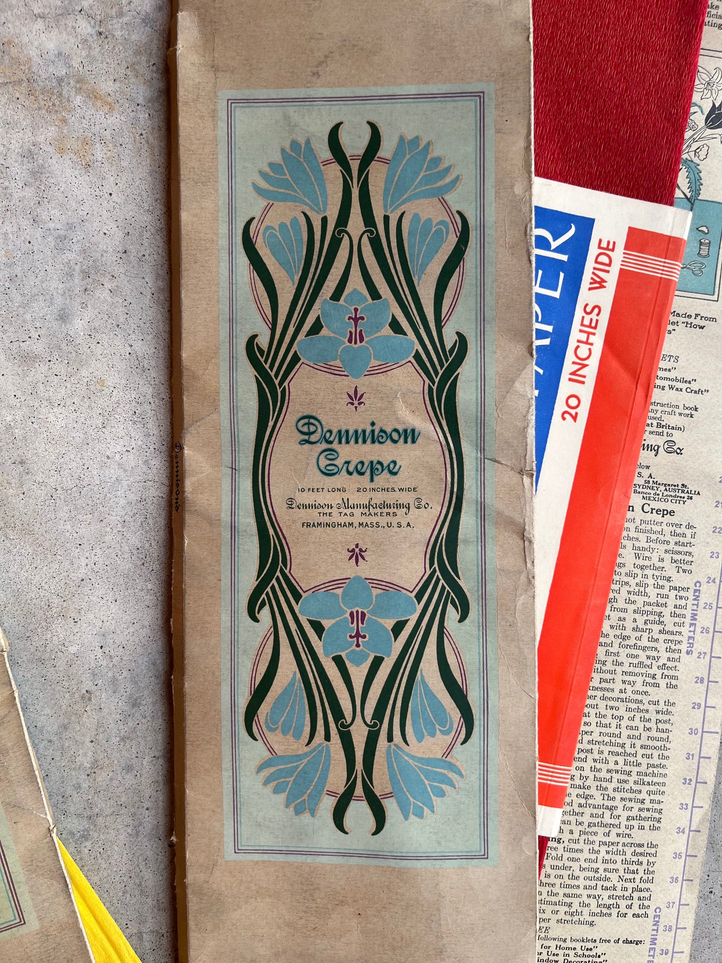 c. 1930s Crepe Paper