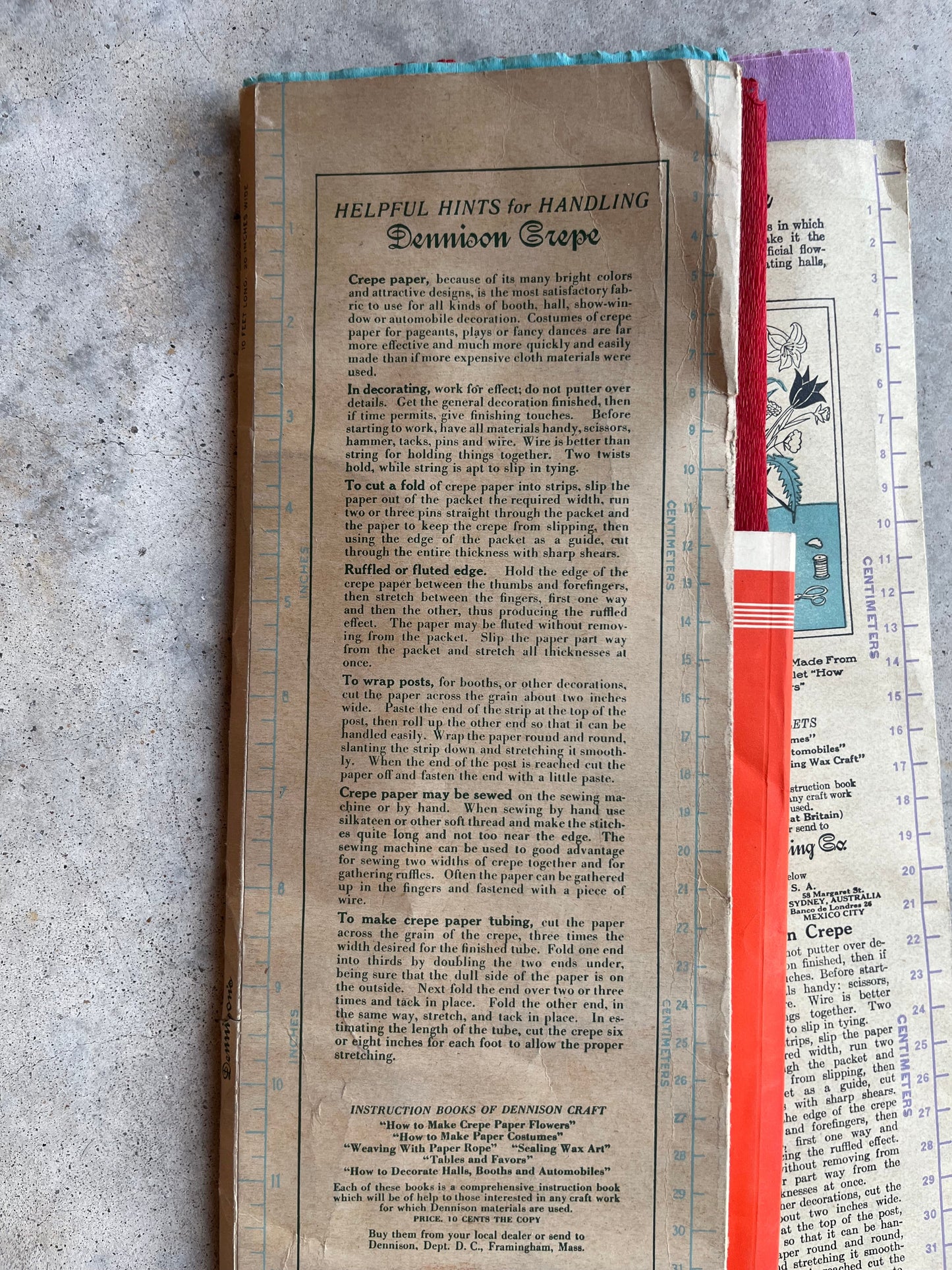 c. 1930s Crepe Paper