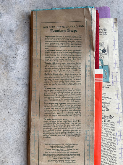 c. 1930s Crepe Paper