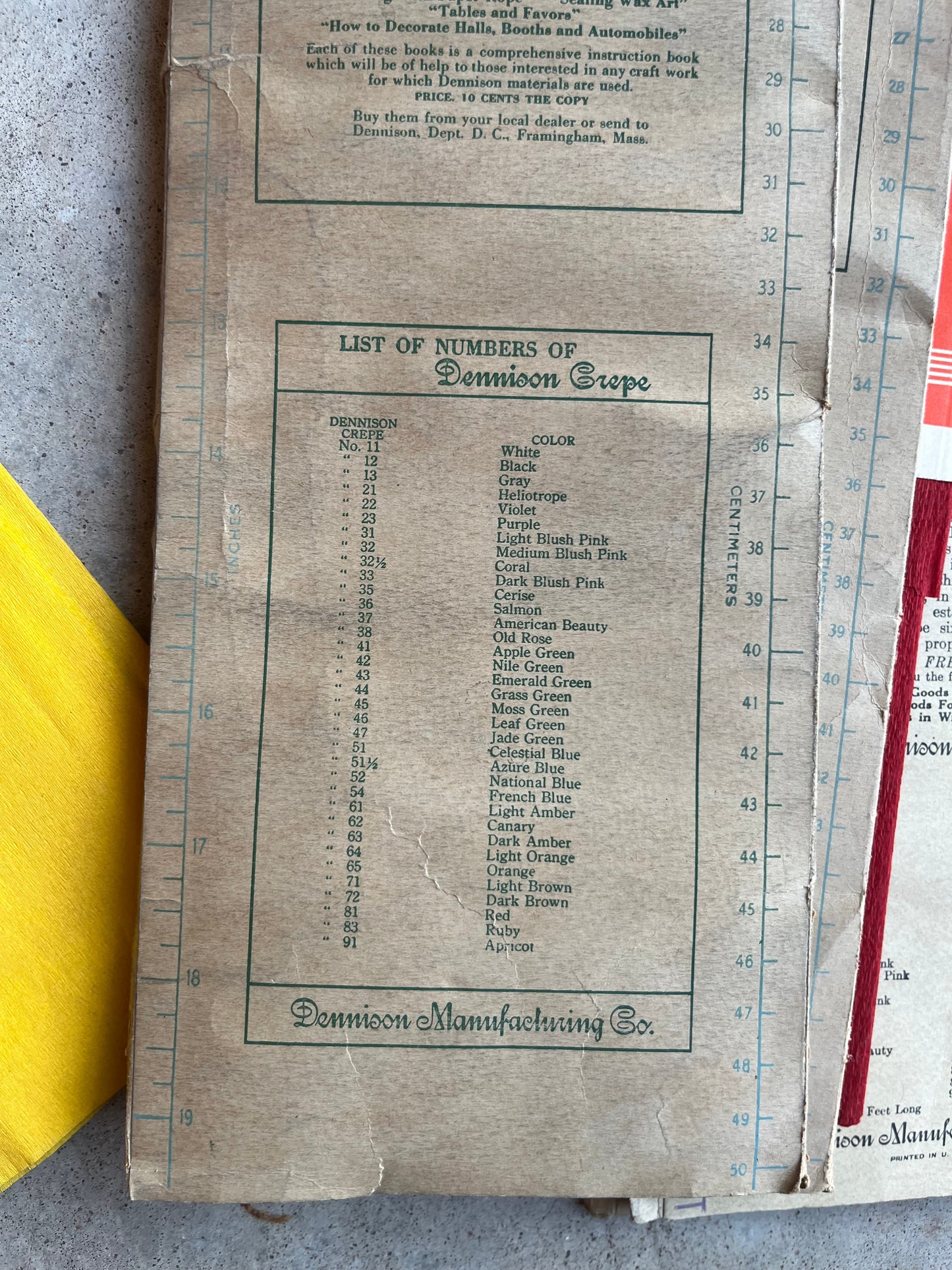 c. 1930s Crepe Paper
