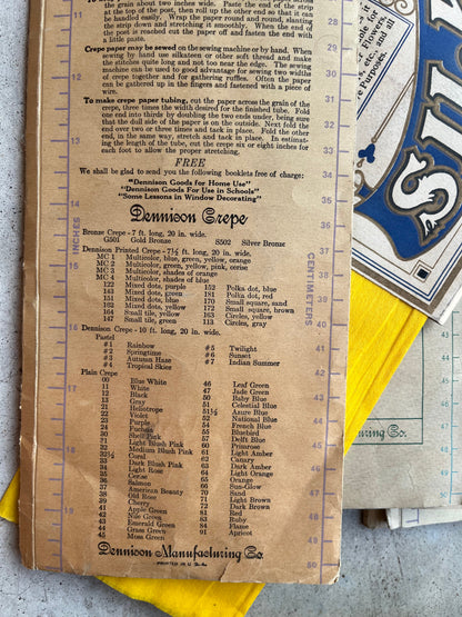 c. 1930s Crepe Paper