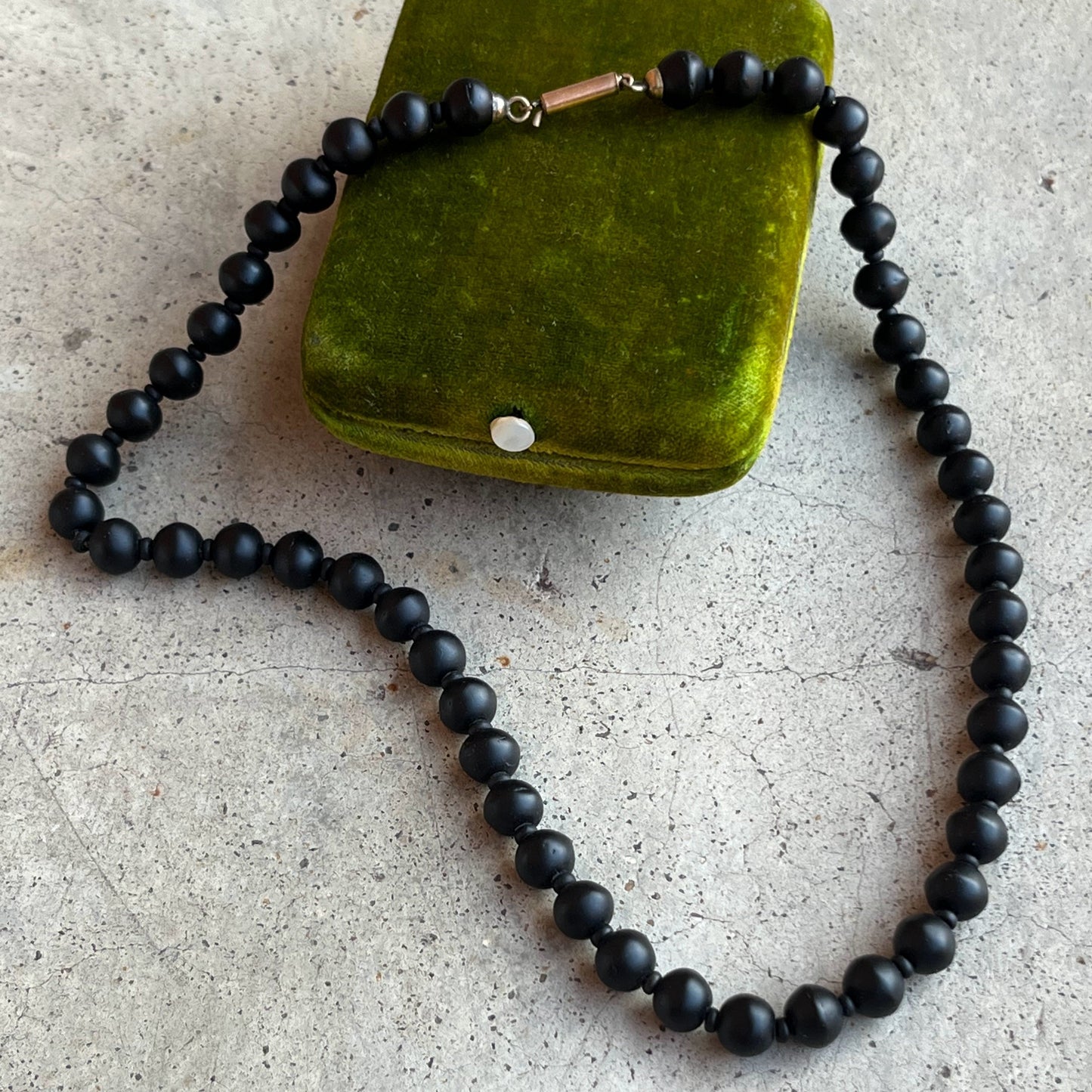 c. Turn of the Century French Jet Necklace