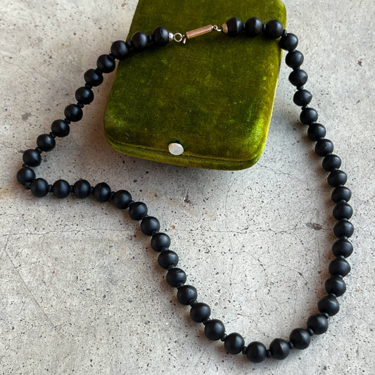c. Turn of the Century French Jet Necklace