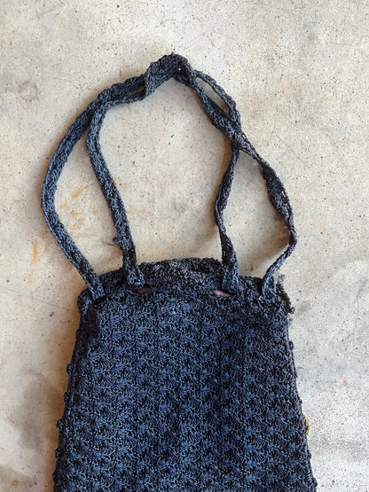 c. 1910s-1920s Crochet Purse