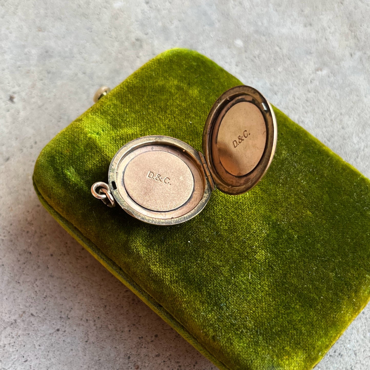 c. 1900s-1910s Gold Filled "M" Locket