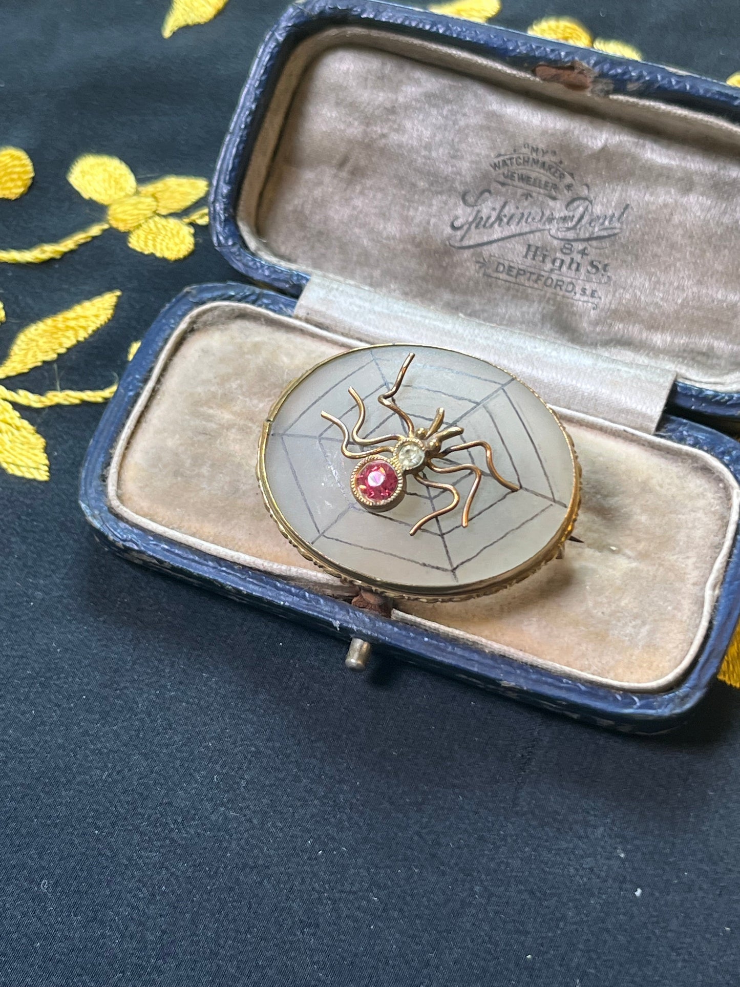 c. 1910s-20s Spider Brooch
