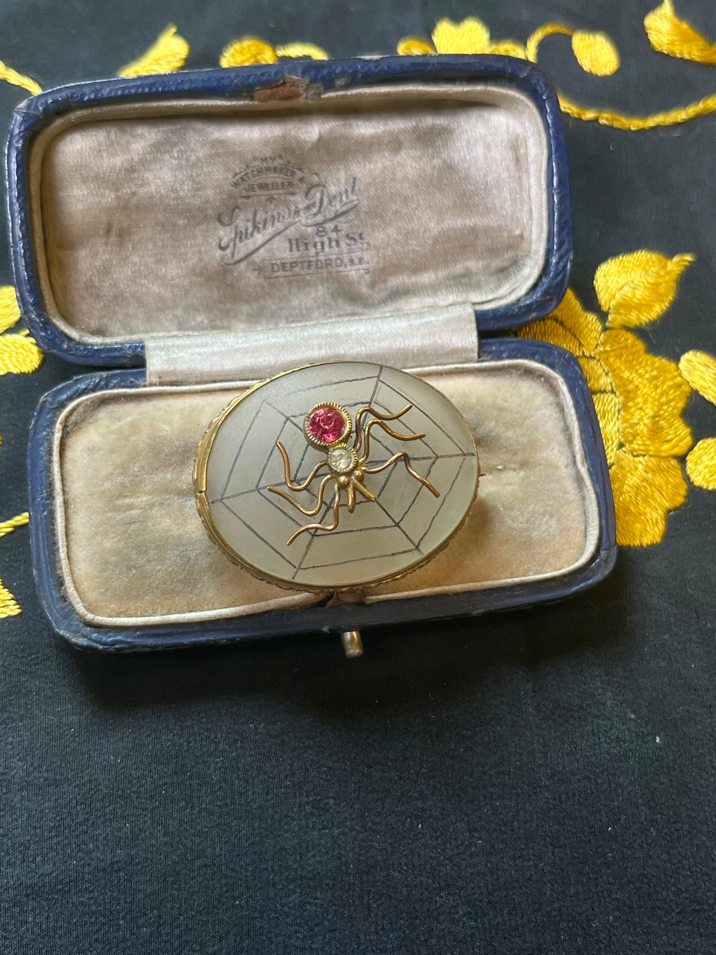 c. 1910s-20s Spider Brooch