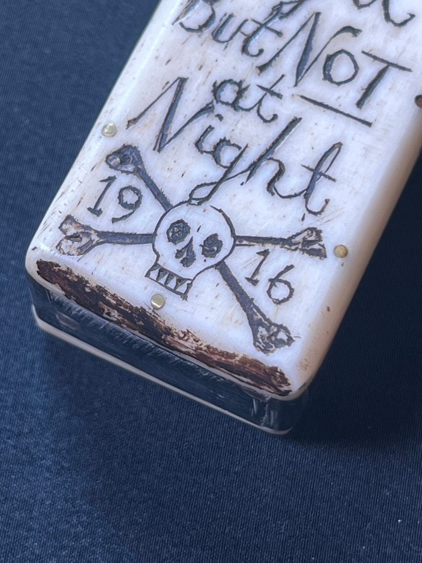 WWI Trench Art Match Safe