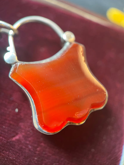 Victorian Scottish Agate Bracelet Sterling Silver