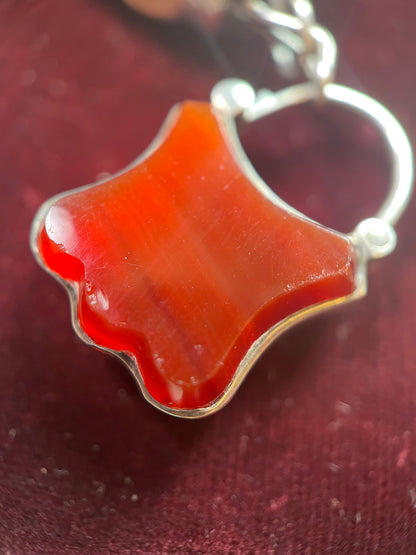Victorian Scottish Agate Bracelet Sterling Silver