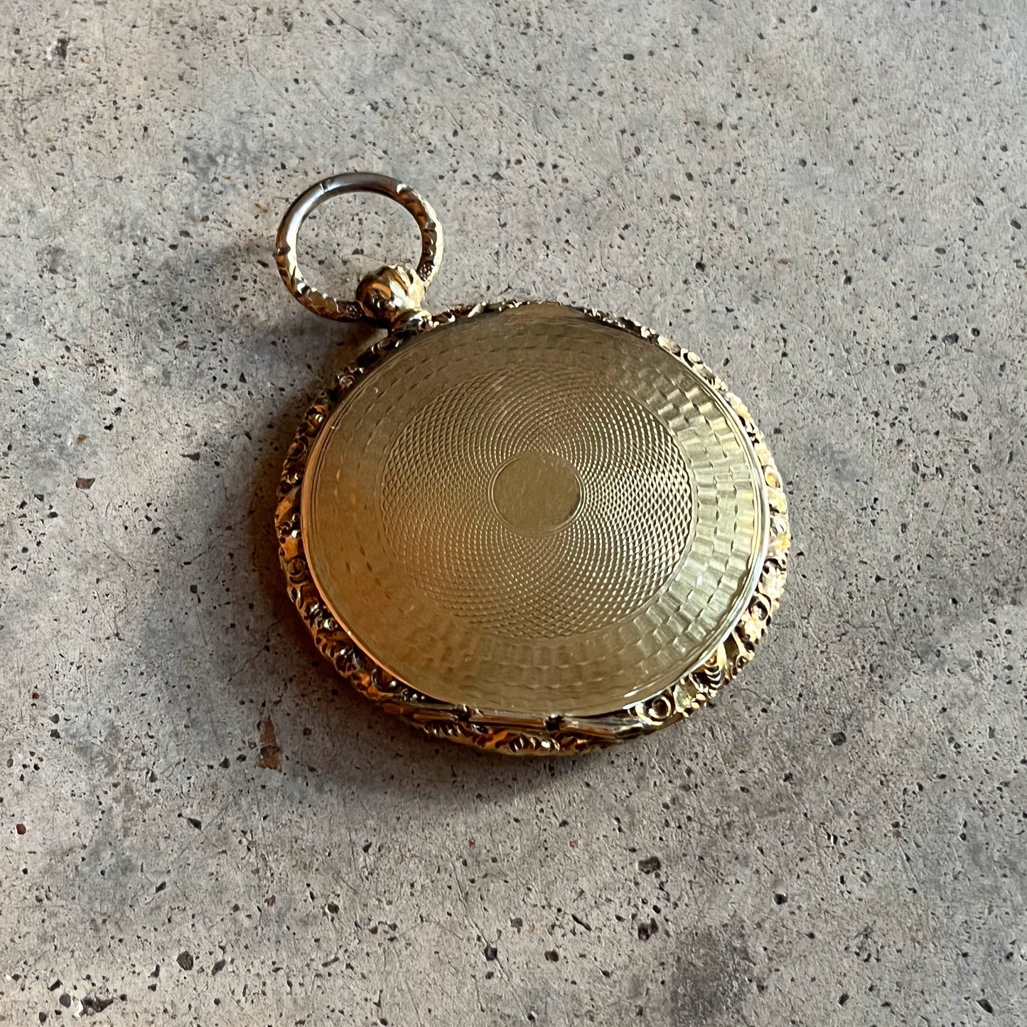 c. 1840s 9k Gold Locket with Daguerreotype