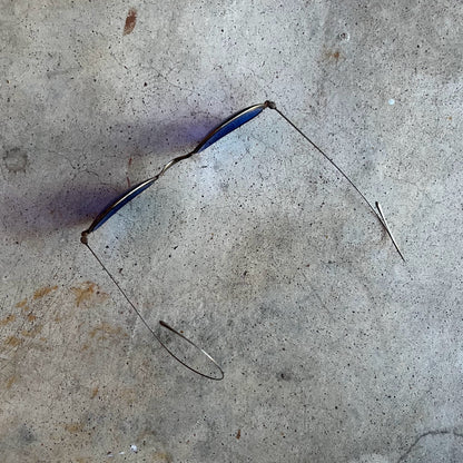 c. 1890s-1900s Cobalt Blue Sunglasses