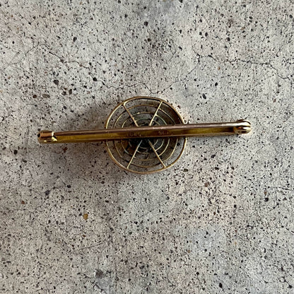 c. 1900s-1910s 9k Gold Spider Brooch