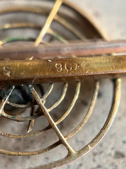 c. 1900s-1910s 9k Gold Spider Brooch