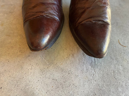 c. 1910s Louis Heel Brown Boots | Approx Sz 7-7.5